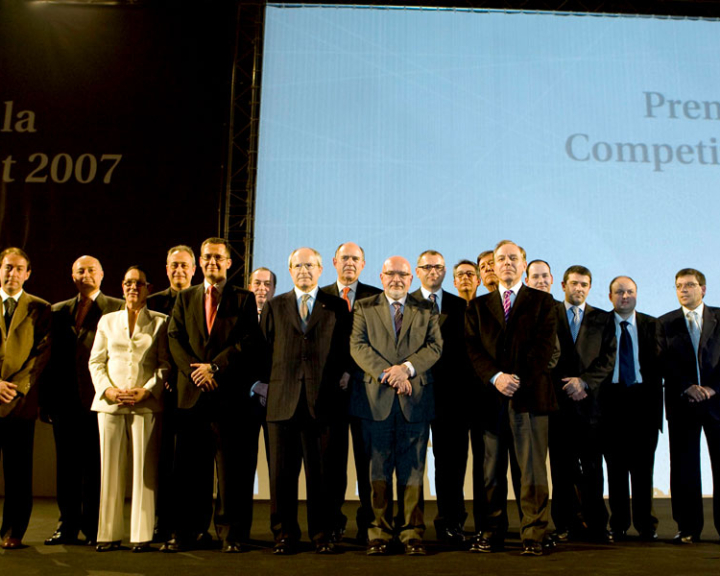 Premios de la Competitividad 2007 de la Generalitat de Catalunya por el proyecto conjunto de amec y Fira de Barcelona, ITMA Barcelona (2007)